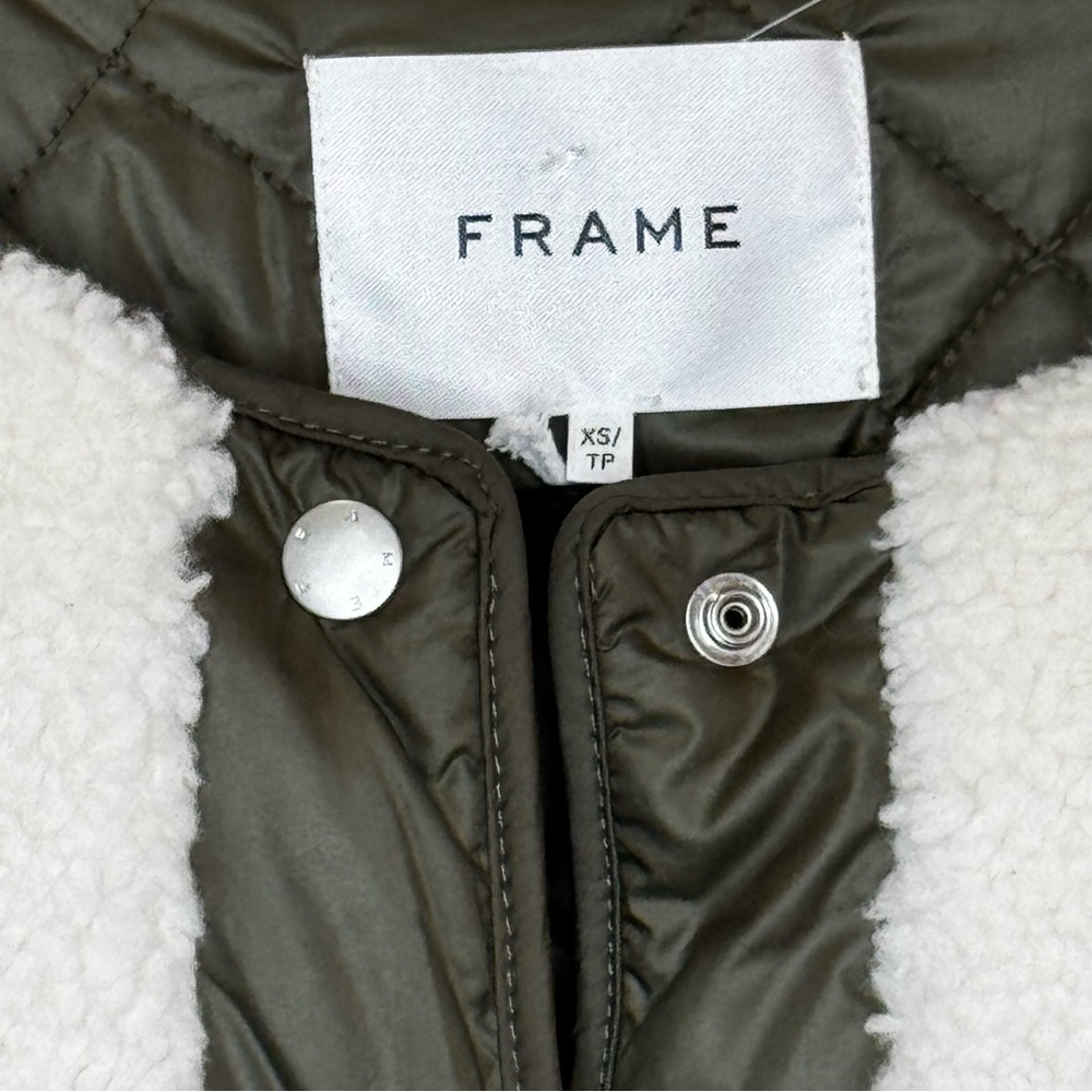 FRAME NWT Oversized Army Liner Jacket - Beautiful and RARE! - Picture 7 of 15